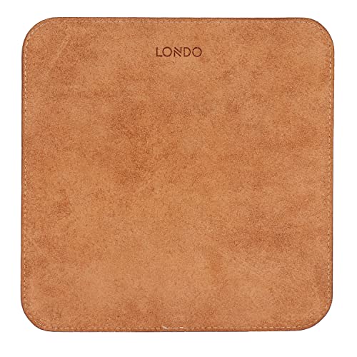 Londo Top Grain Leather Mousepad with Wrist Rest