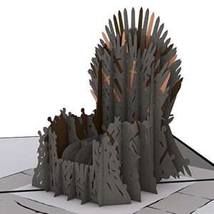 lovepop the iron throne game of thrones pop up card, 3d card, birthday card, father's day card, greeting card
