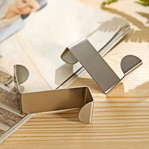 YJYdada 2PC Door Hook Stainless Kitchen Cabinet Clothes Hanger