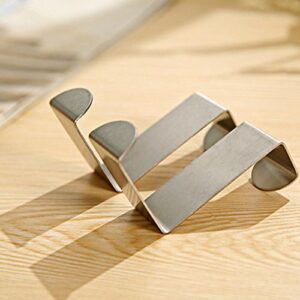 YJYdada 2PC Door Hook Stainless Kitchen Cabinet Clothes Hanger