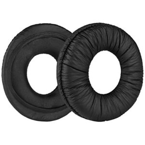 Geekria 2 Pairs QuickFit Replacement Ear Pads for Sony MDR-V150 V200 V250 V300 V400 ZX300 Headphones Earpads, Headset Ear Cushion Repair Parts (Black)