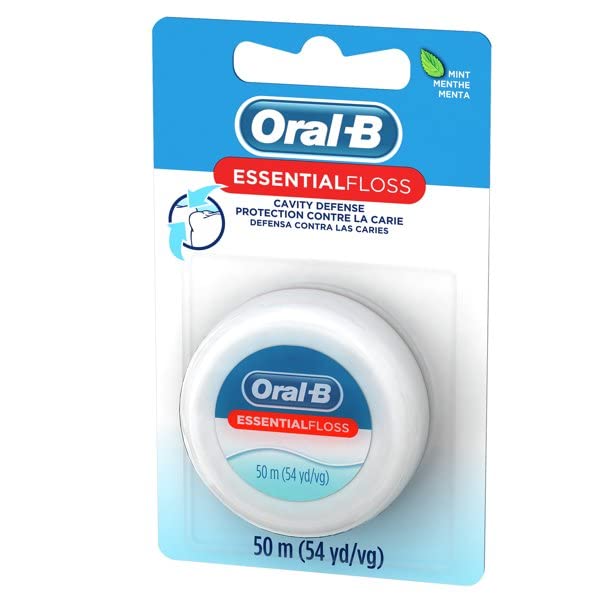 Oral-B Essential Dental Floss Waxed - each, Pack of 4