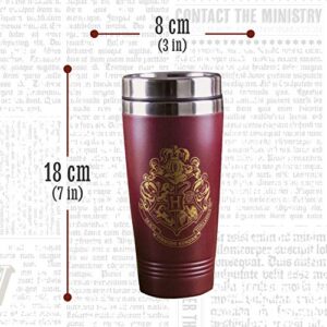 Paladone Harry Potter Hogwarts Travel Mug - Commuter Coffee Cup,450 ml