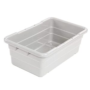 quantum storage systems cross stack nest tote tub - 25-1/8 x 16 x 8-1/2 white - lot of 6