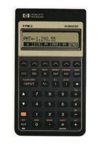 hp 17bii business financial calculator, black