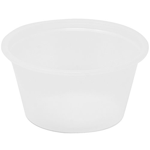 Simply Deliver 3.25 oz Soufflé Portion Cup, Translucent PS, 2500-Count