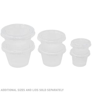 Simply Deliver 3.25 oz Soufflé Portion Cup, Translucent PS, 2500-Count