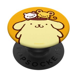pompompurin and friends popsockets stand for smartphones and tablets popsockets popgrip: swappable grip for phones & tablets