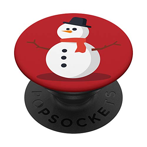 Awayk Snowman Pop Phone Grip for Smartphones & Tablets PopSockets Grip and Stand for Phones and Tablets