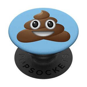 lg poop emoticon popsockets swappable popgrip
