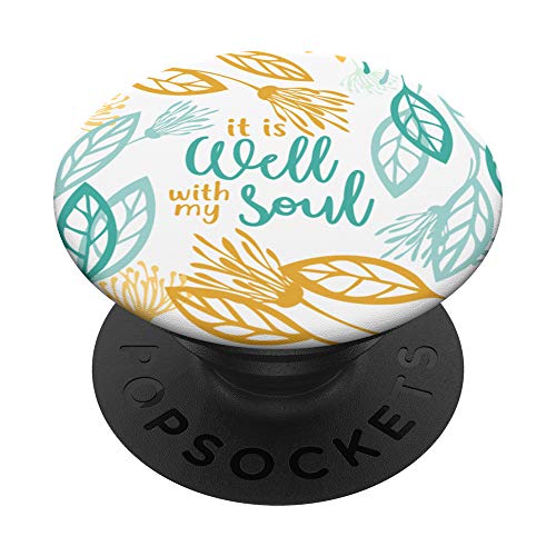 My Soul Pop Phone Grip For Smartphones & Tablets PopSockets PopGrip: Swappable Grip for Phones & Tablets