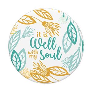 My Soul Pop Phone Grip For Smartphones & Tablets PopSockets PopGrip: Swappable Grip for Phones & Tablets