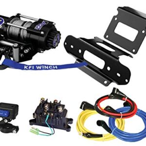 KFI Combo Kit - A2000 Winch Winch Mount - fits 2007-2013 TRX420 TE & TRX420 TM Rancher 420 2x4