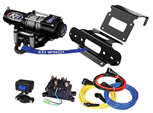 KFI Combo Kit - A2000 Winch Winch Mount - fits 2007-2013 TRX420 TE & TRX420 TM Rancher 420 2x4