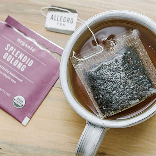 Allegro Tea, Organic Splendid Oolong Tea Bags, 20 ct