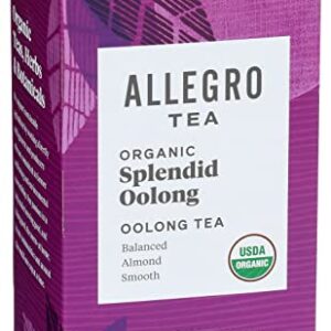 Allegro Tea, Organic Splendid Oolong Tea Bags, 20 ct