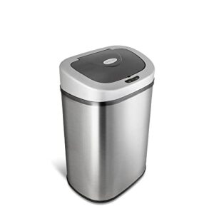 ninestars 21.1 gallon stainless steel motion sensor trash can