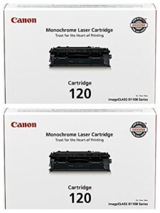 canon crg-120 (2617b001aa) black toner cartridge 2-pack for imageclass d1120, d1320