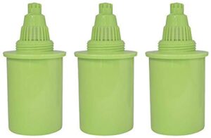 3 pack water pitcher replacement filters for pure green water filter pitcher