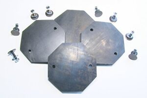 auto lift parts - ultra heavy duty replacement pads for tp9kf, tp9kaf, tp9kac, tp11kac, tp15 - set of 4