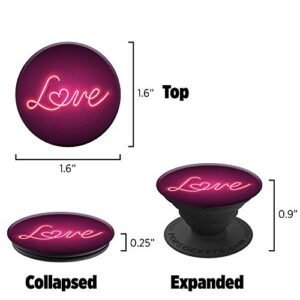 PopSockets: Collapsible Grip and Stand for Phones and Tablets - Love Sign