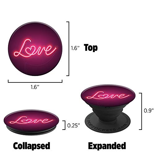 PopSockets: Collapsible Grip and Stand for Phones and Tablets - Love Sign