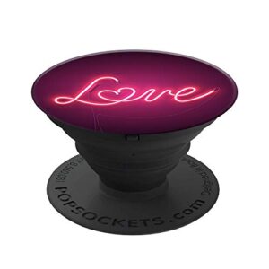 popsockets: collapsible grip and stand for phones and tablets - love sign