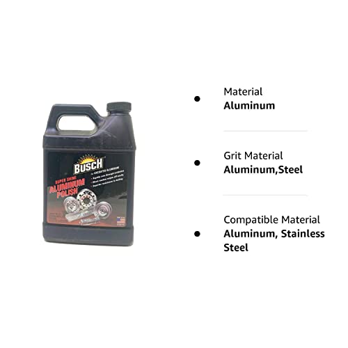 Busch Aluminum Polish Super Shine for uncoated Aluminum - 32oz