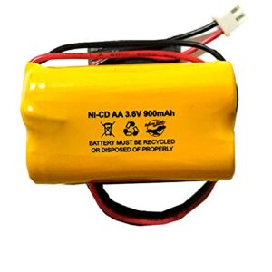 unitech 6200rp 3.6v 900mah battery replacement exit sign emergency light nicad lowes osa230 lowes 253799 unitech aa900mah 6200-rp unitech ledr-1