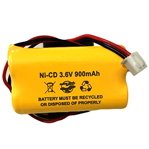 Lowes OSA230 3.6v 900mAh Battery Replacement Exit Sign Emergency Light NiCad Unitech 6200RP Lowes 253799 Unitech AA900MAH 6200-RP Unitech LEDR-1