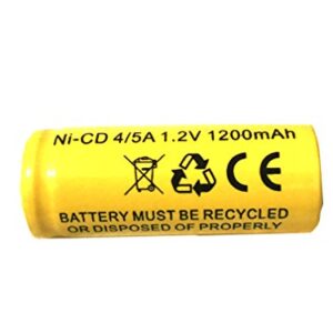 (10 Pack) ASC0086 KR-1500AUL KR1100AE KR-1200AUL 1.2v 1200MAH NiCad Battery Exit Sign Emergency Light Lithonia ELB-1210N ELB-1201N ELB 1210 ELB 1201 ELB1210 ELB1201 ELB1210n ELB1201n Nickel Cadmium