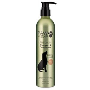 pawfume hypoallergenic best dog shampoos & conditioners – probiotic pet shampoo for smelly dogs ,puppies (show dog)