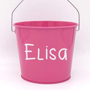 personalized name pail ~ choose the colors ~ made in usa