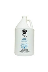 john paul pet tearless shampoo - grooming for dogs and cats, clean and fresh low ph formula for pets, odor absorbing, cruelty free, paraben free, made in usa - gallon, clear, 128 fl oz (pack of 1)