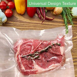 O2frepak 100 Quart Size 8" x 12"Vacuum Sealer Bags with BPA Free and Puncture Prevention,Vacuum Seal Freezer Bags,Great for Sous Vide Vaccume Sealer PreCut Bags