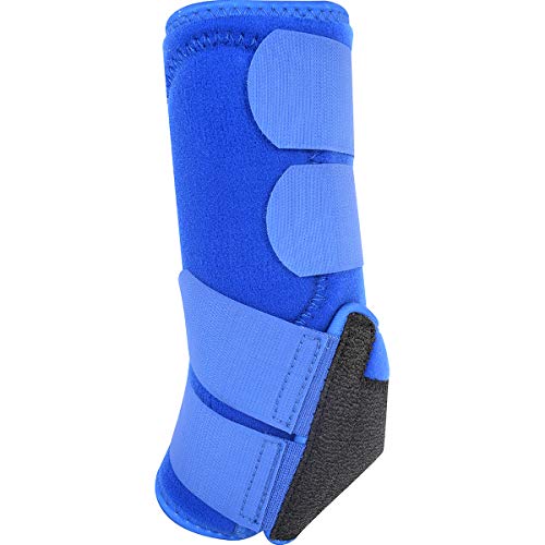 Classic Equine Legacy2 Hind Support Boots, Blue, Medium