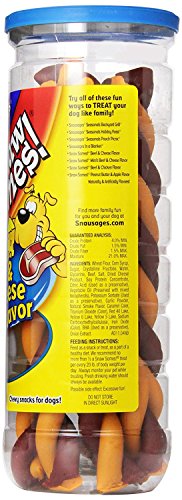 Snausages Snawsomes Beef & Cheese Flavor Dog Treats - 9.75 Ounce (2 Pack)