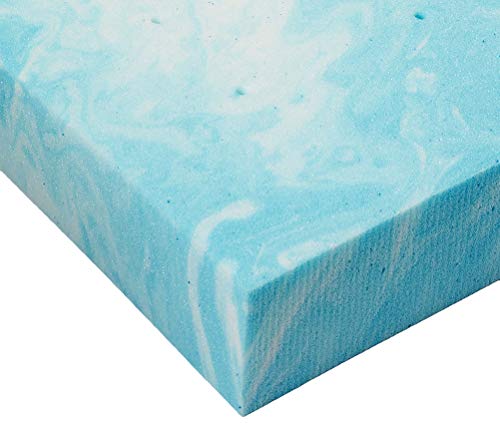 Linenspa 4 Inch Gel Swirl Memory Foam Topper - Queen