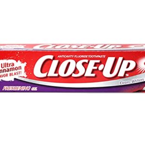 Close-Up Anticavity Fluoride Toothpaste Gel Cinnamon - 6 oz, Pack of 6