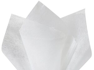 white non-woven tissue sheets 10 sheet pack ~ 20"x26" sheetsuse for flower wrapper, bouquet