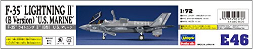 Hasegawa HAE46 F-35 Lightning II B Version US Marine Model Kit, 1:72 Scale