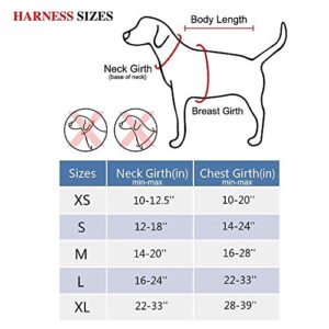 PoyPet No Pull Dog Harness, No Choke Front Clip Dog Reflective Harness, Adjustable Soft Padded Pet Vest with Easy Control Handle for Small to Large Dogs(Pink,M)