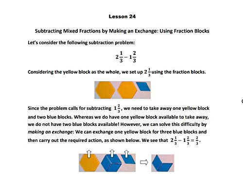 Developing Fractions Sense® B Class Set of 10 - Grade 4. A Concrete and Visual Approach to Fractions. Includes 10 Student workbooks, 10 Sets of Fraction manipulatives, Teacher Set and Answer Key.