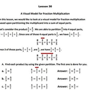 Developing Fractions Sense® C Class Set of 20 - Grade 5. A Concrete and Visual Approach to Fractions. Includes 20 Student workbooks, 20 Sets of Fraction manipulatives, Teacher Set and Answer Key.