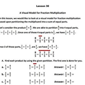 Developing Fractions Sense® C Class Set of Ten - Grade 5. A Concrete and Visual Approach to Fractions. Includes 10 Student workbooks, 10 Sets of Fraction manipulatives, Teacher Set and Answer Key.