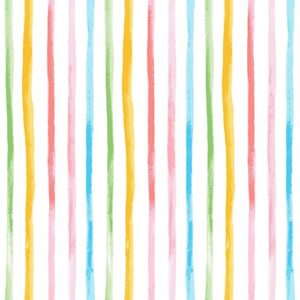 stitch & sparkle fabrics, watercolor floral, watercolor stripe cotton fabrics, quilt, crafts, sewing, cut by the yard, 44 inches (sswf010)