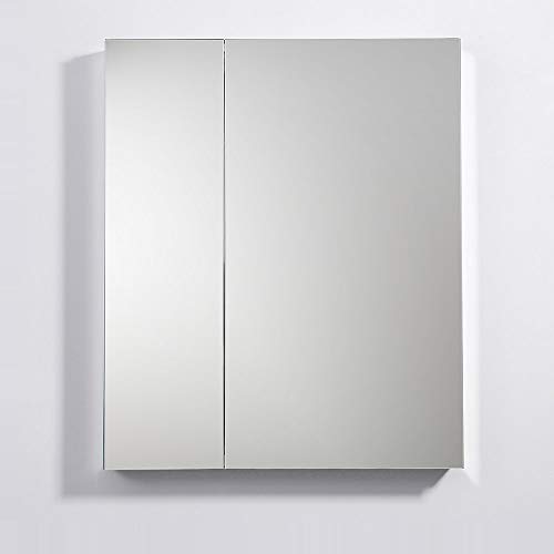 Fresca 30" Wide x 36" Tall Bathroom Medicine Cabinet w/Mirrors