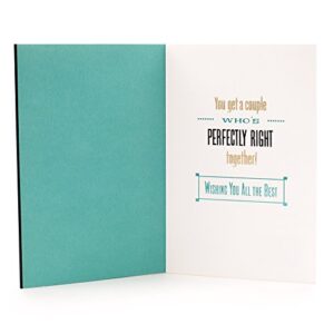 Hallmark Wedding Card for Two Grooms (Perfectly Right)