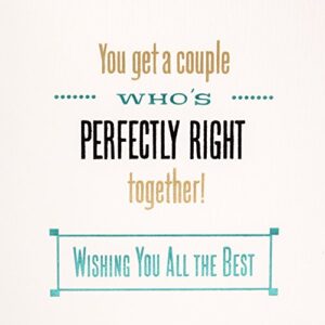 Hallmark Wedding Card for Two Grooms (Perfectly Right)