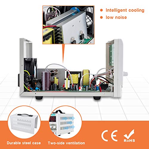 SUNCOO Variable DC Power Supply, Adjustable Switching Regulated Bench Power Supply 30V 5A with Digits Display high-Precision Outputs for Lab/Electronic Repair/DIY/Aging Test, 110v